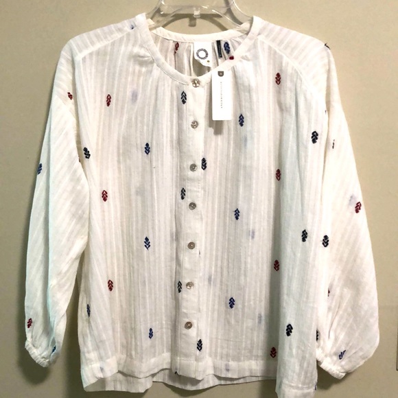 Anthropologie Tops - Akemi  + Kin Top Blouse Anthropology SZ XS NWT